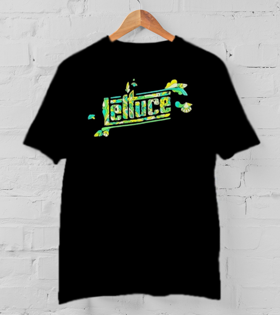 Lettuce Psychedelic Groovy Pattern Sara Bott T-Shirt