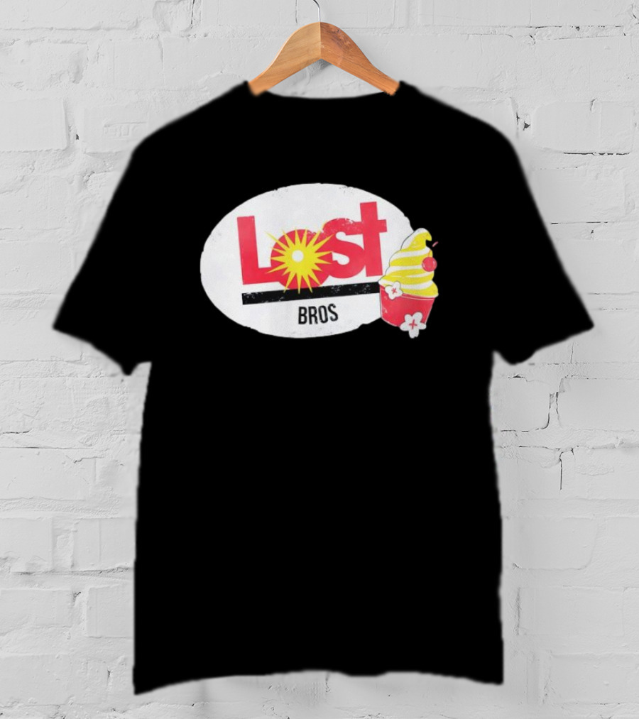 Lost Bros Pineapple Swirl Cupcake Sunburst T-Shirt