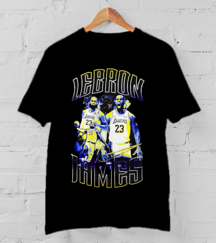 LeBron James Los Angeles Lakers NBA Basketball Legends 23 T-Shirt