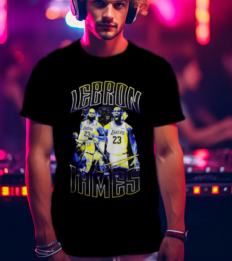 LeBron James Los Angeles Lakers NBA Basketball Legends 23 T-Shirt