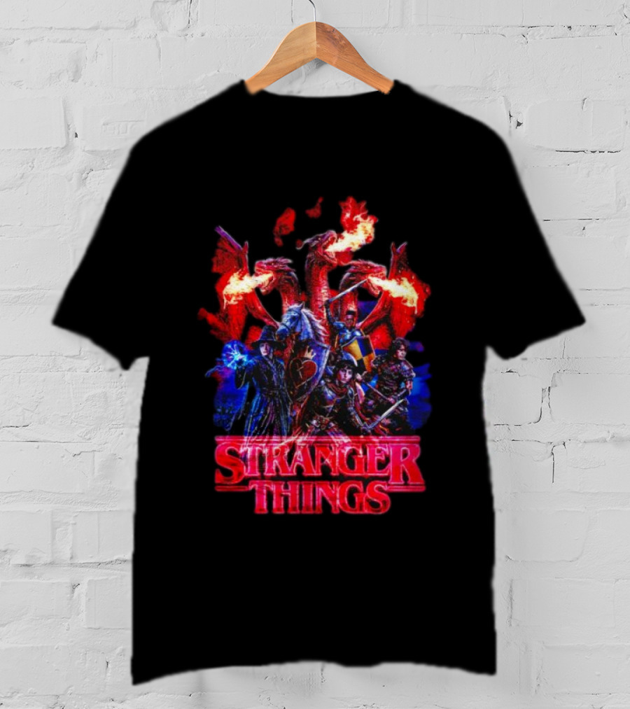 Stranger Things Dragon Fantasy Adventure T-Shirt