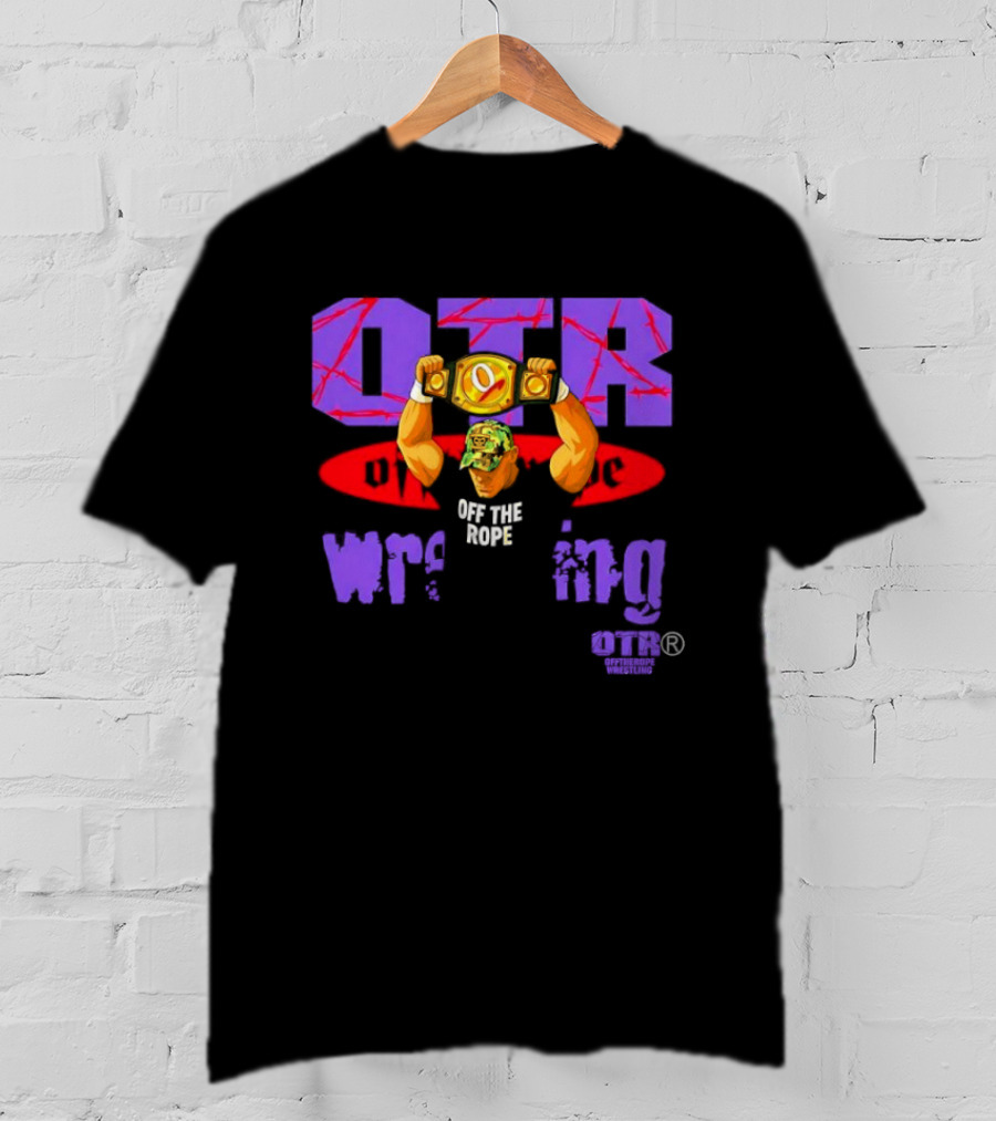 OTR Off The Ropes Wrestling Championship Belt Victory T-Shirt