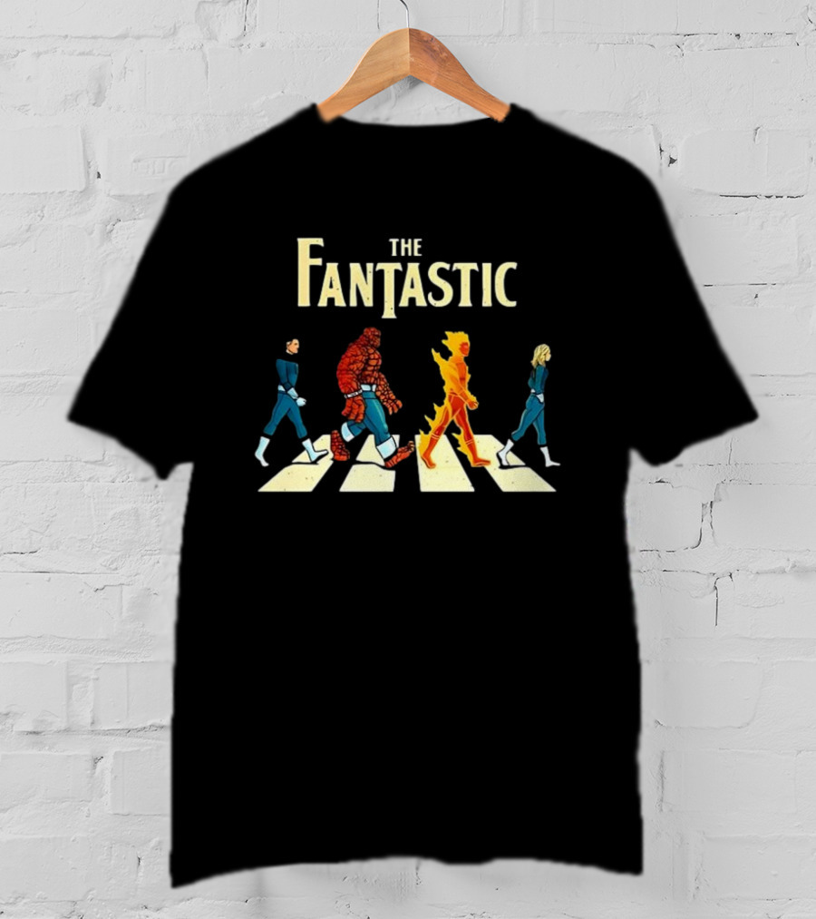 The Fantastic Four Marvel Comics Abbey Road T-Shirt