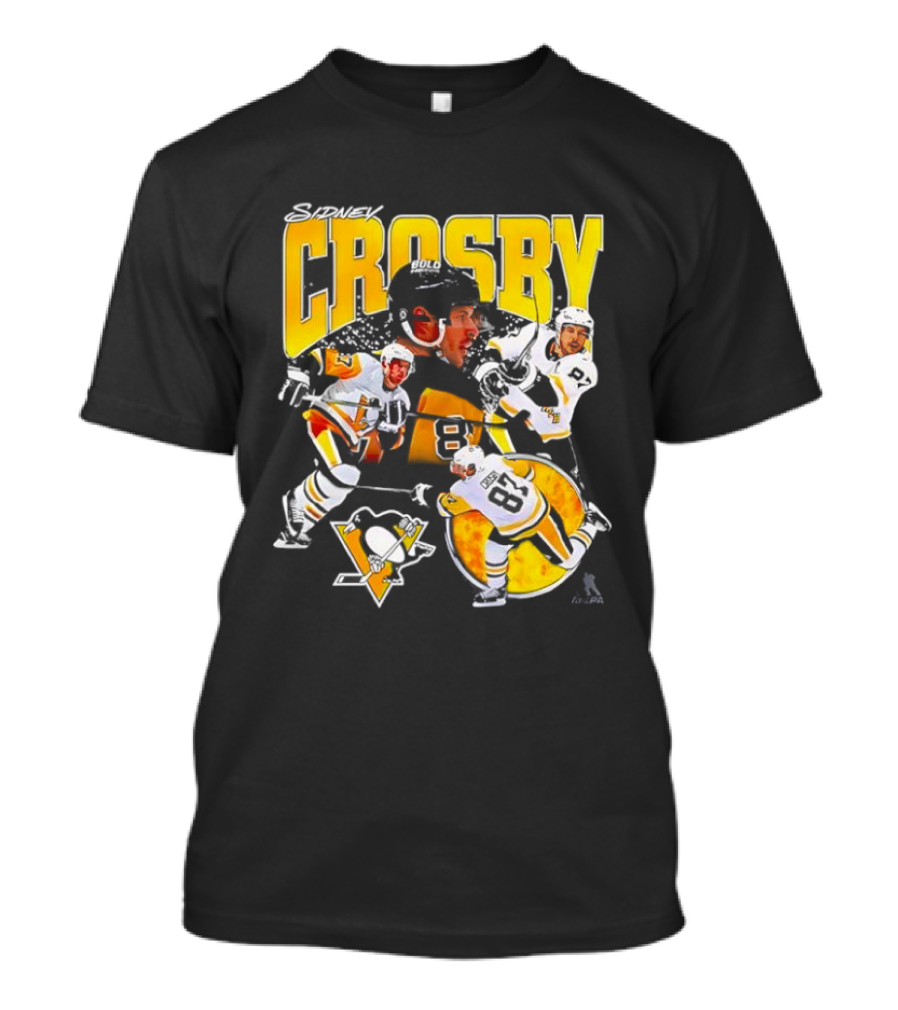 Sidney Crosby Pittsburgh Penguins Hockey Legend Collage T-Shirt