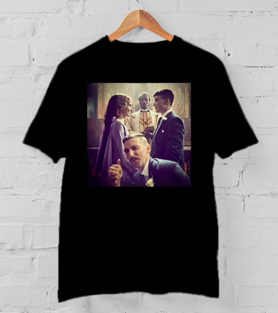 Tommy Shelby Grace Burgess Wedding Scene Peaky Blinders TV Series T-Shirt