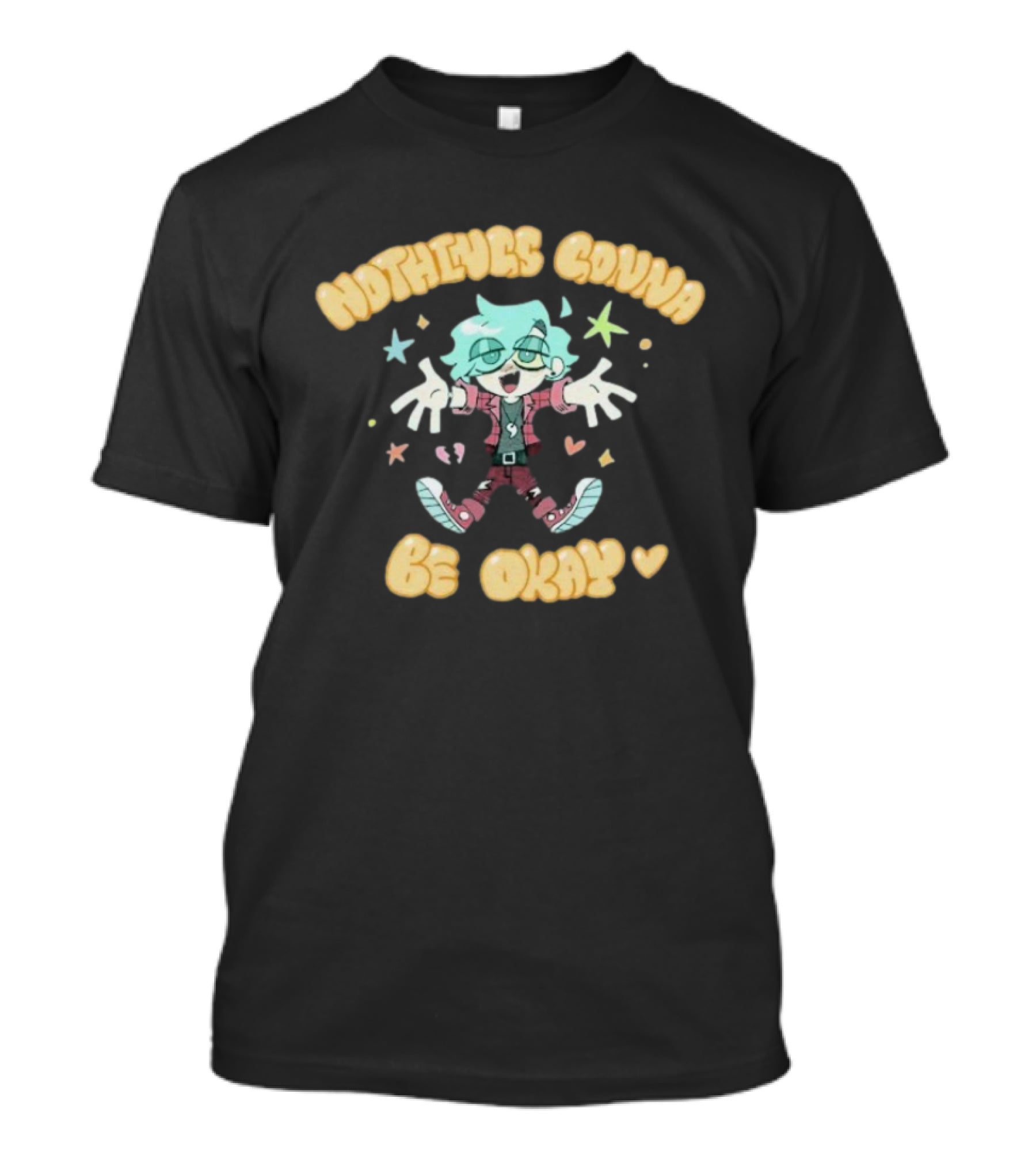 Zeddyzi Pebble Nothing’s Gonna Be Okay T-Shirt