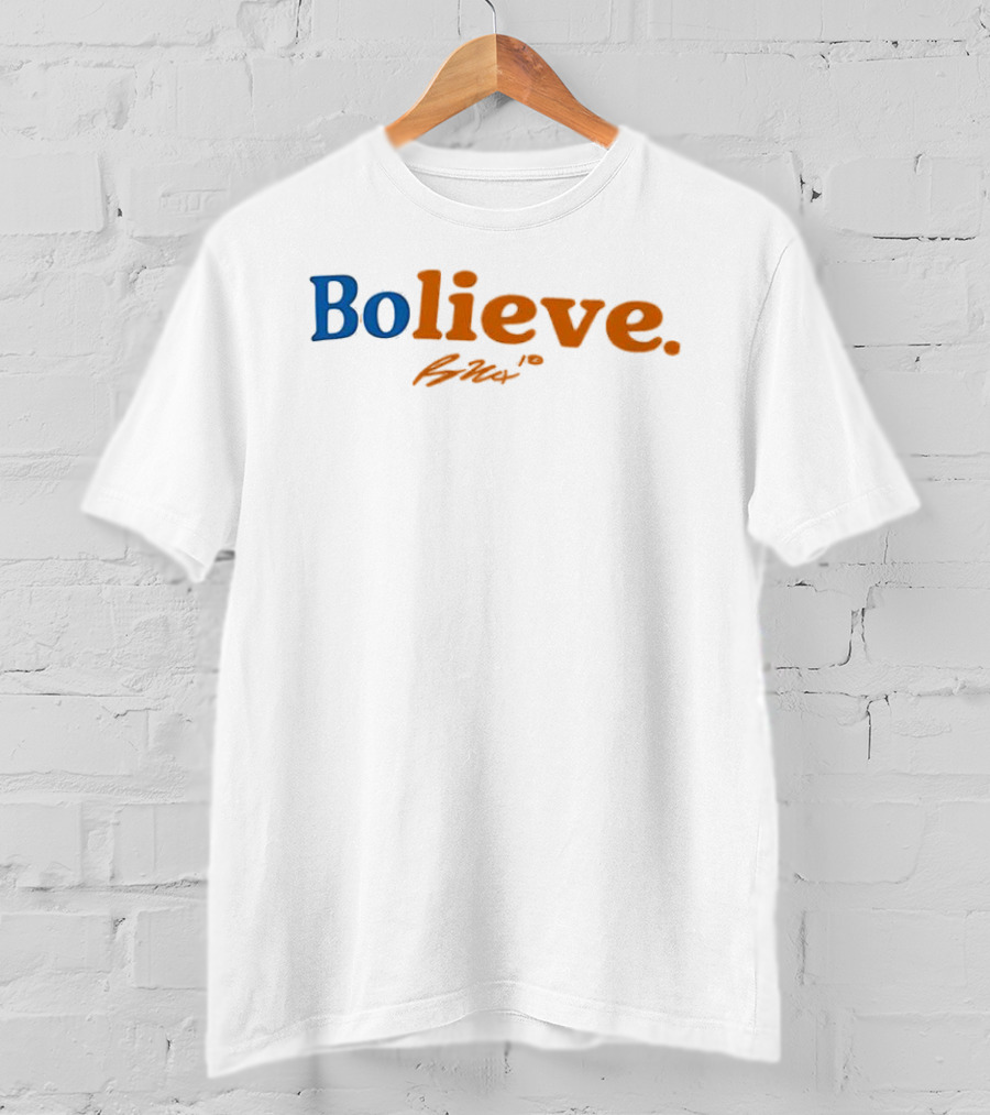 Denver Broncos Bolieve Signature Orange Blue T-Shirt