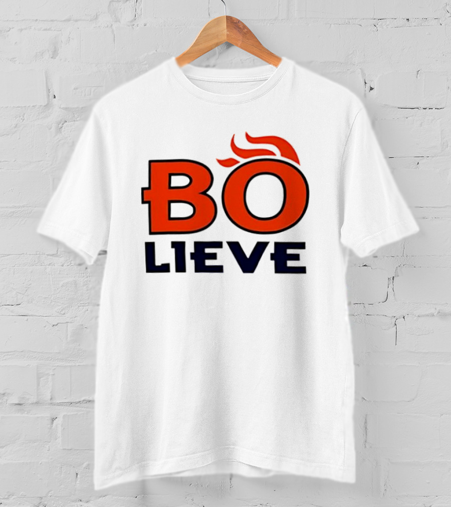 Bo Lieve Denver Broncos Flame T-Shirt