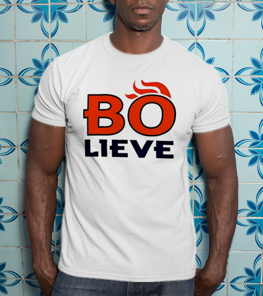 Bo Lieve Denver Broncos Flame T-Shirt