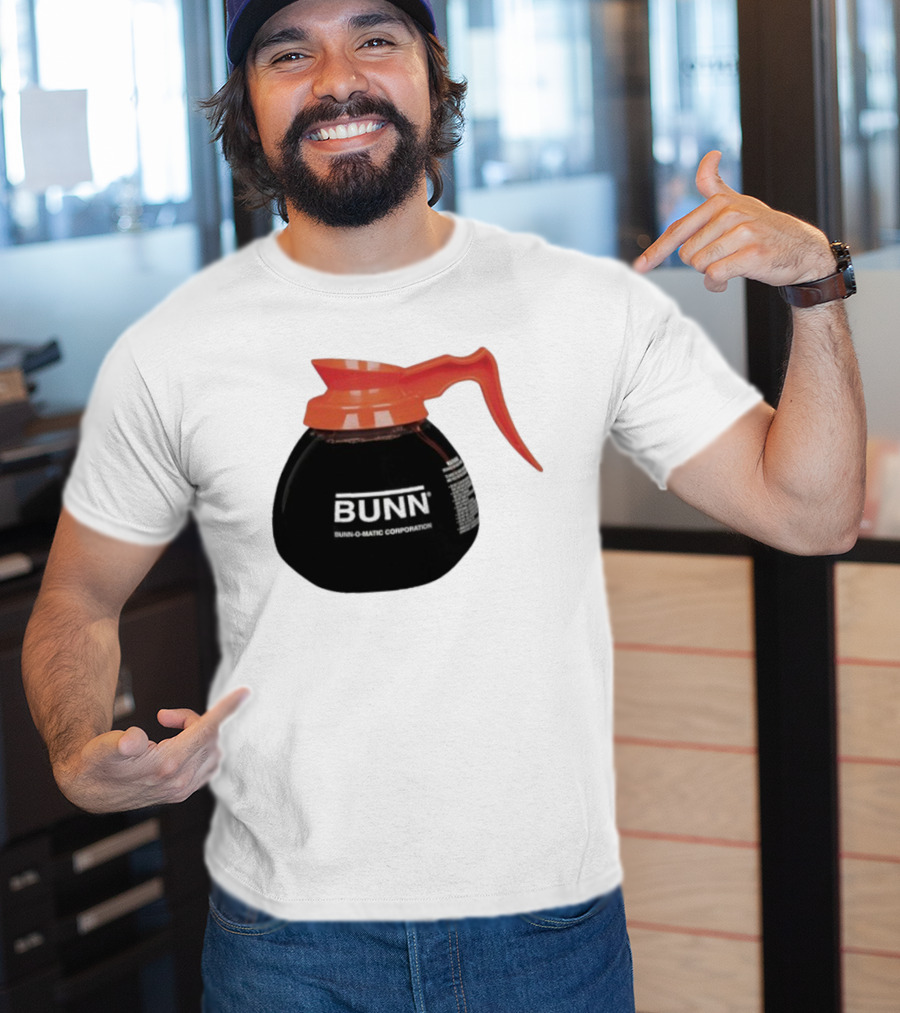 Bunn Coffee Pot Bunn O Matic Corporation Classic Orange Handle T-Shirt