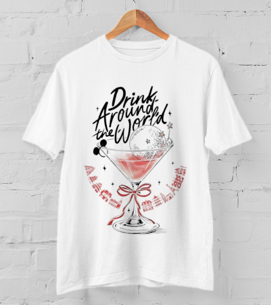Drink Around The World Graphic T-Shirt