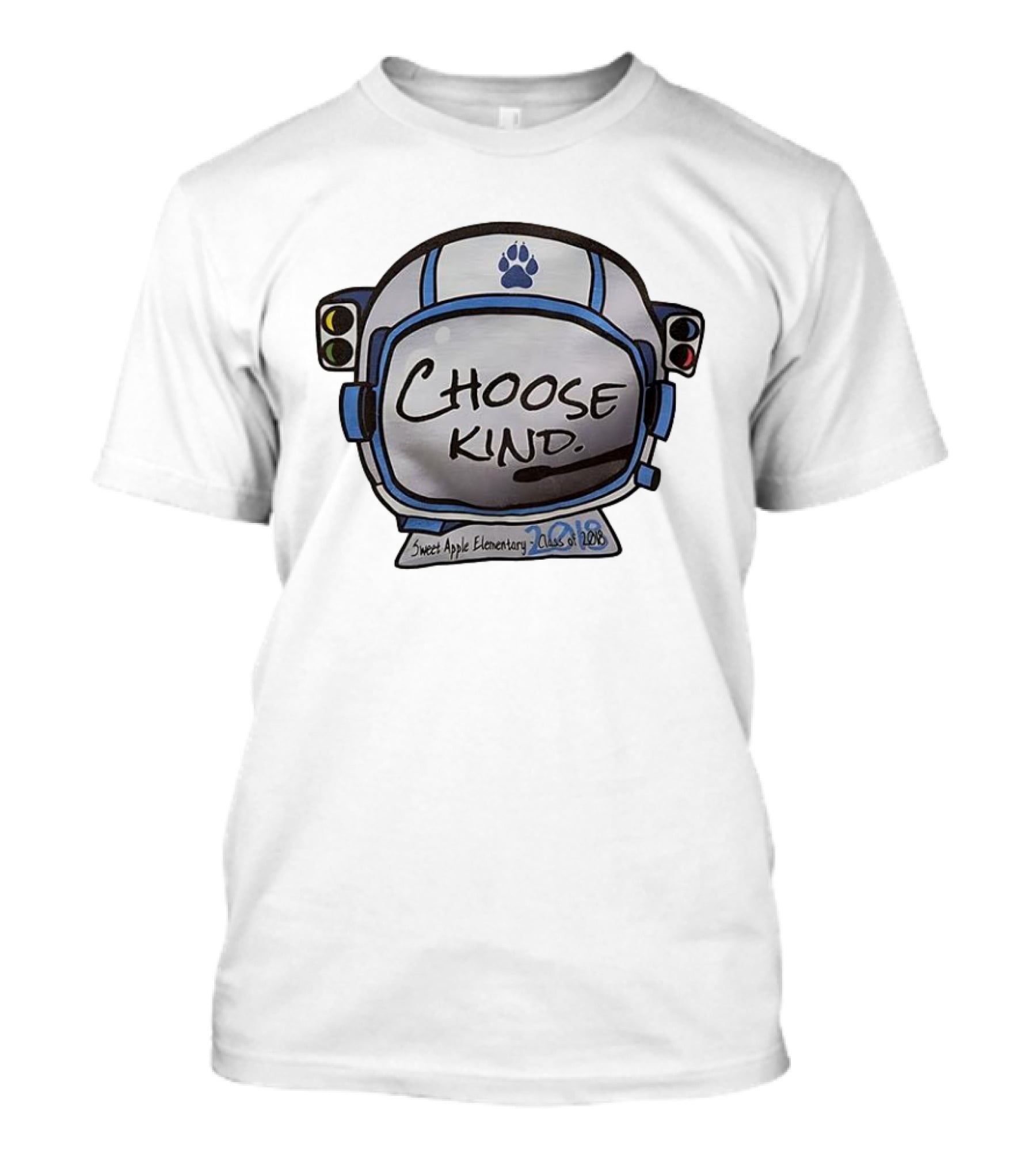 Sweet Apple Elementary Choose Kind Class Of 2018 Helmet T-Shirt