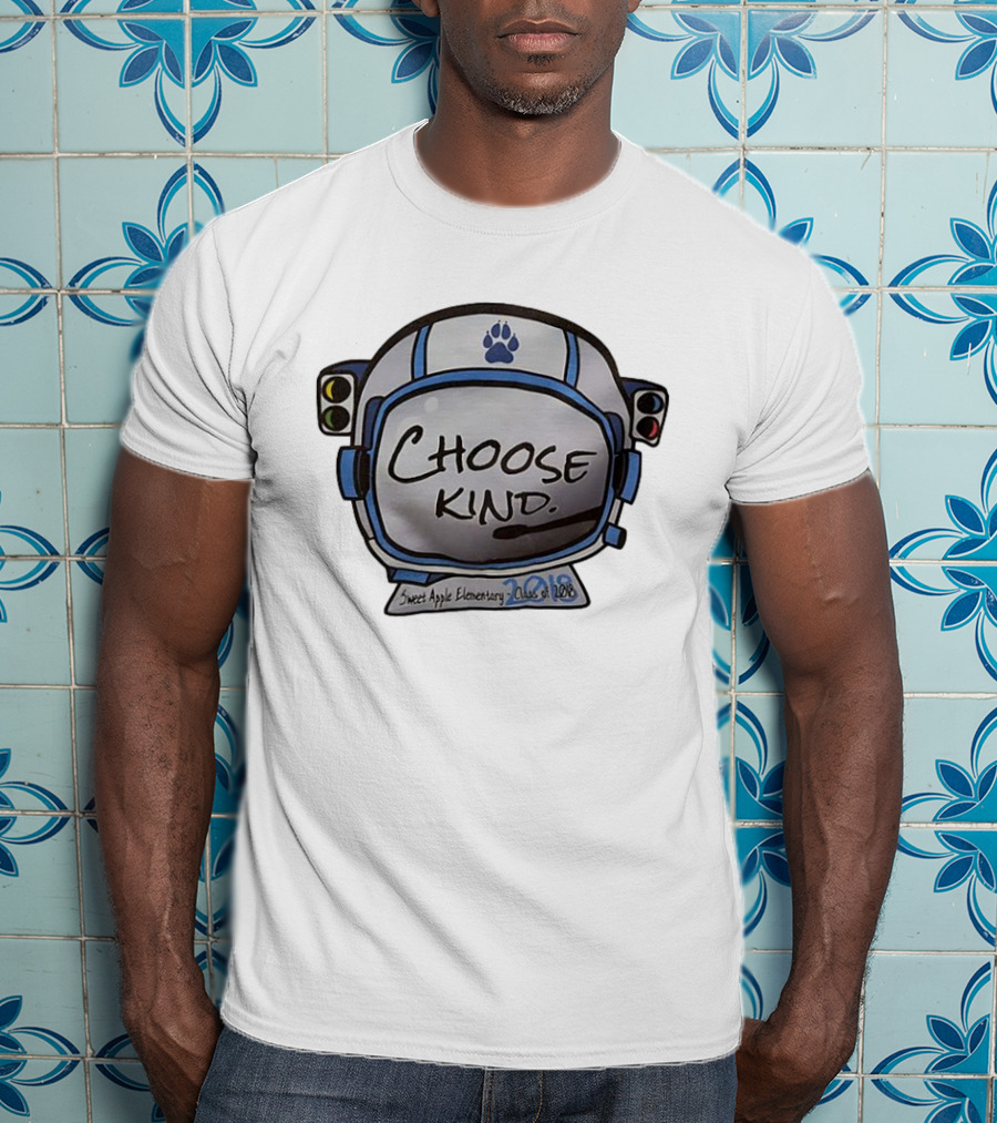 Sweet Apple Elementary Choose Kind Class Of 2018 Helmet T-Shirt