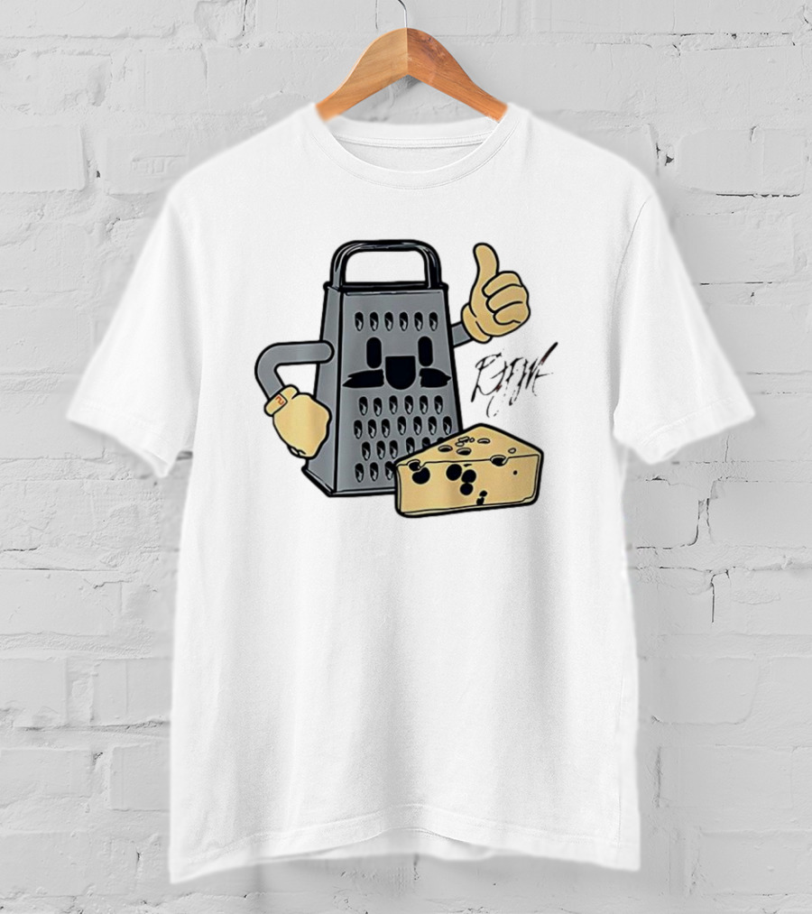 D.J. Moore Chicago Bears NFL Cheese Grater Caricature T-Shirt