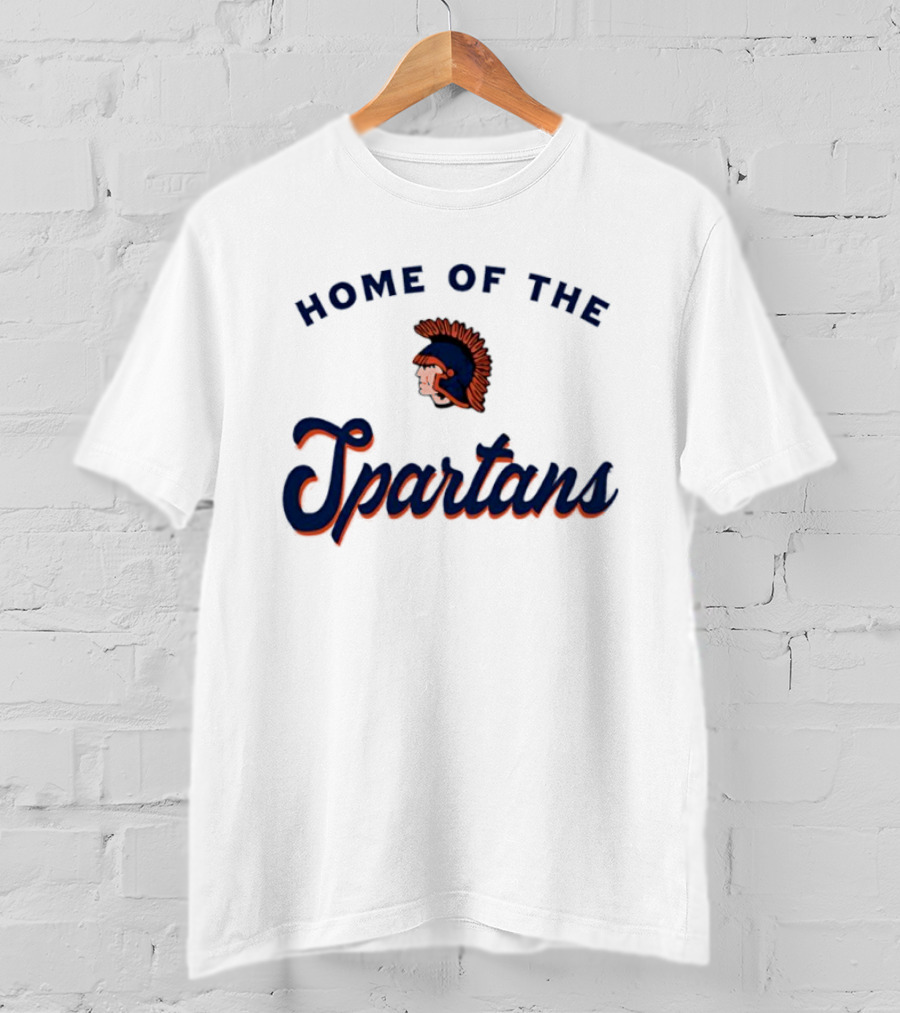 Home Of The Spartans Helmet T-Shirt