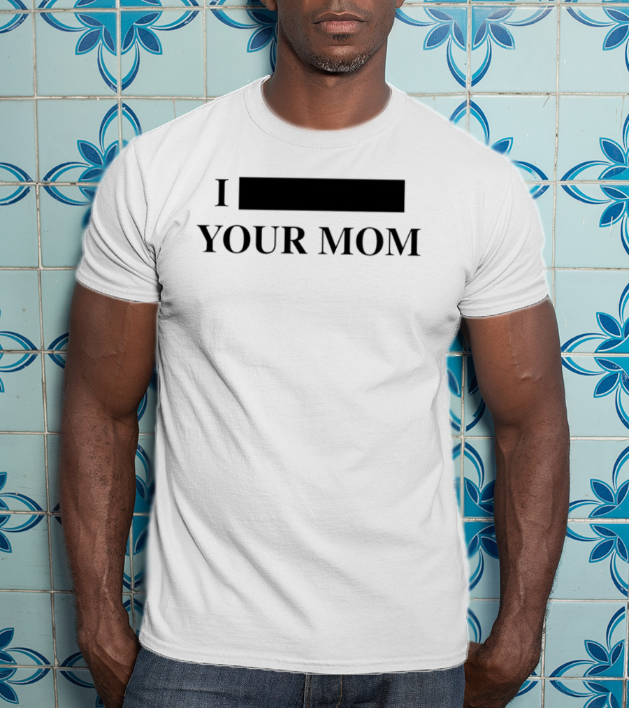 I Blackout Your Mom Hidden Word Playful Text Drinking Humor T-Shirt