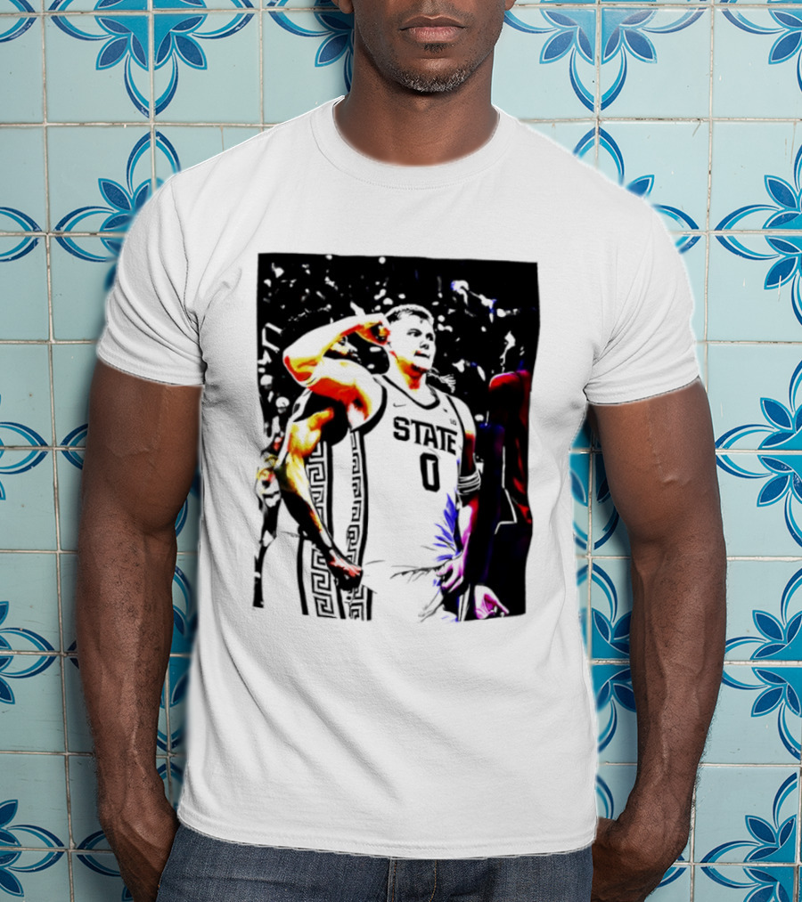 Jaxon Kohler Michigan State Spartans Basketball Jersey T-Shirt