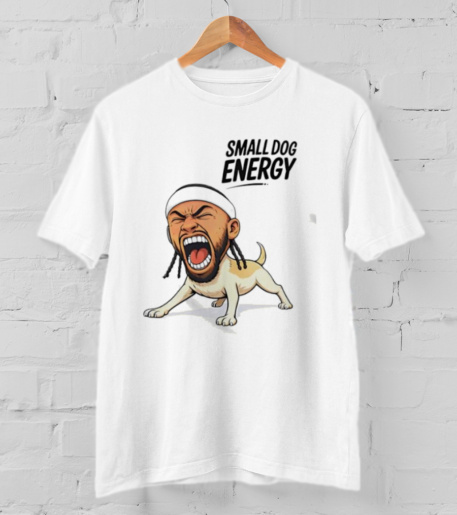 Chihuahua Small Dog Energy Funny Cartoon T-Shirt
