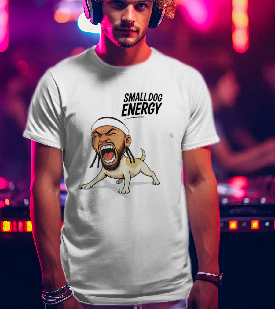 Chihuahua Small Dog Energy Funny Cartoon T-Shirt