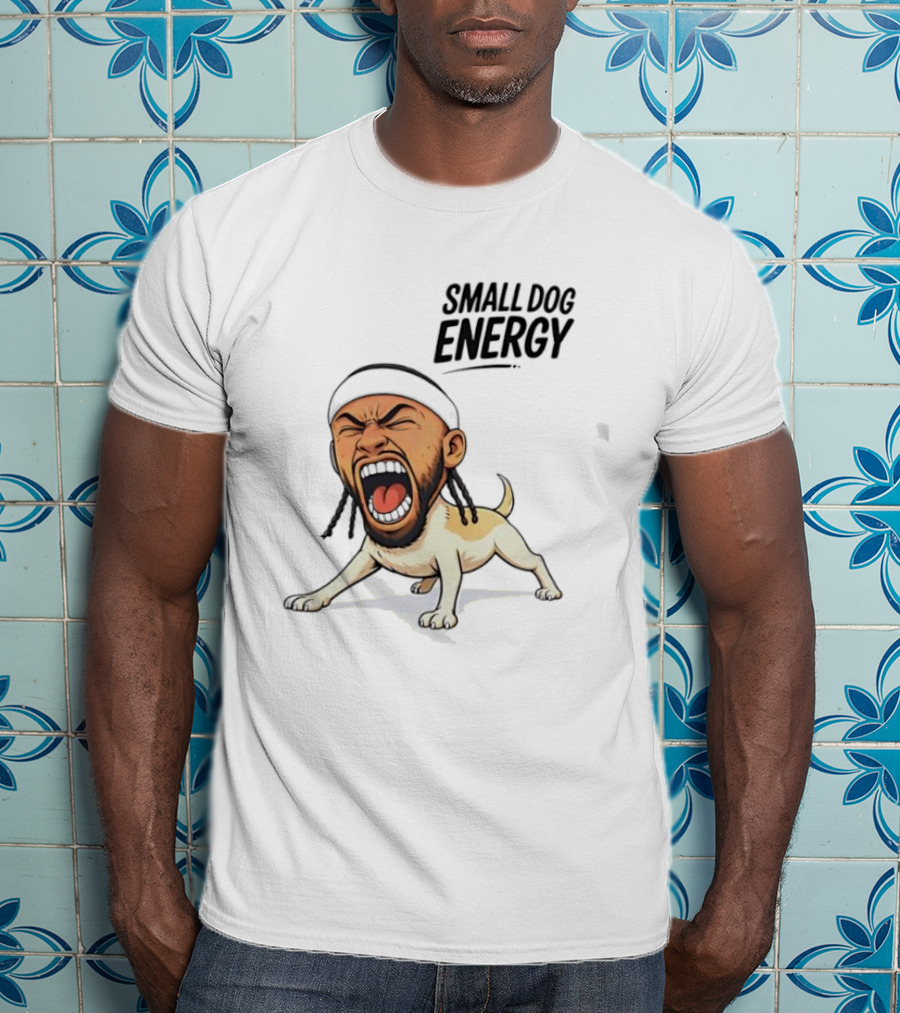 Chihuahua Small Dog Energy Funny Cartoon T-Shirt