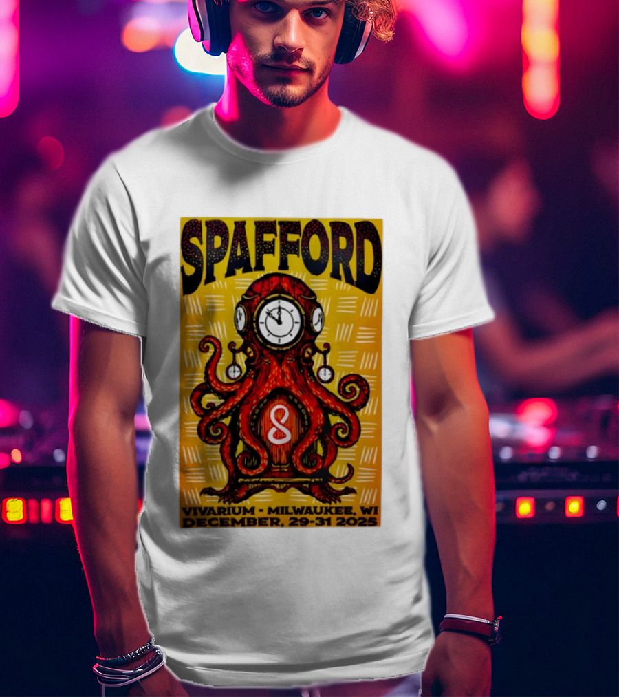 Spafford Vivarium Milwaukee WI December 29 31 2025 Octopus T-Shirt