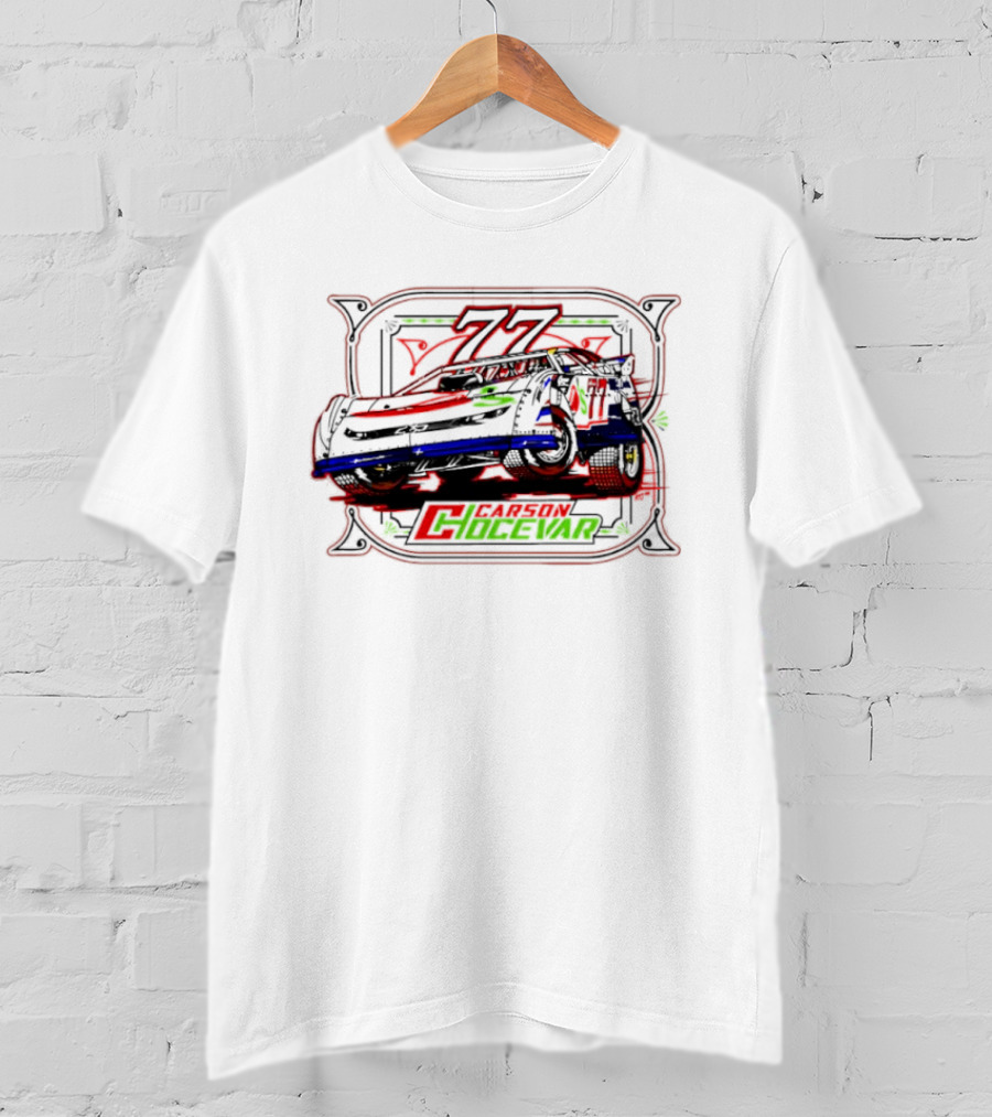 77 Carson Hocevar Spire Motorsports Chili's Dirt Racing T-Shirt