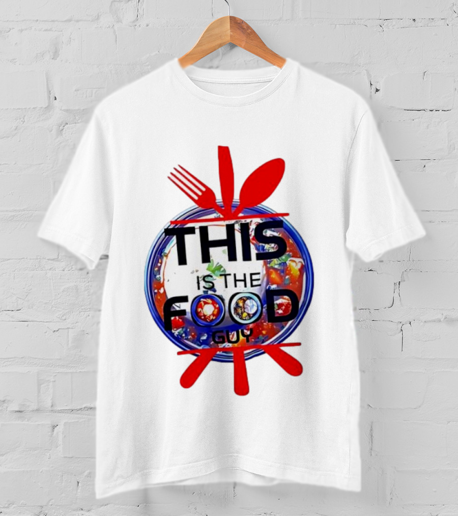 This Is The Food Guy Plate Utensils T-Shirt