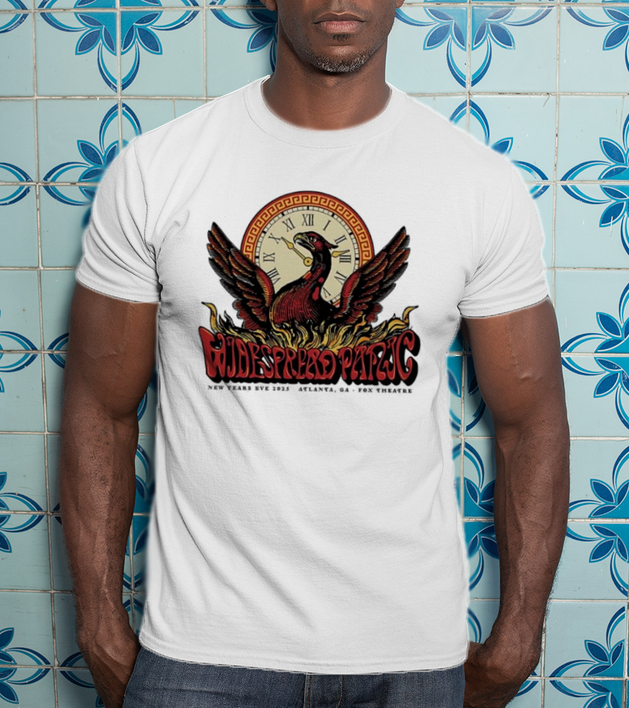 Widespread Panic New Years Eve 2025 Atlanta Ga Fox Theatre And Phoenix T-Shirt