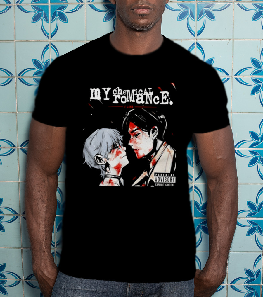 My Chemical Romance Alien Stage Ivan Till Explicit Content Warning T-Shirt