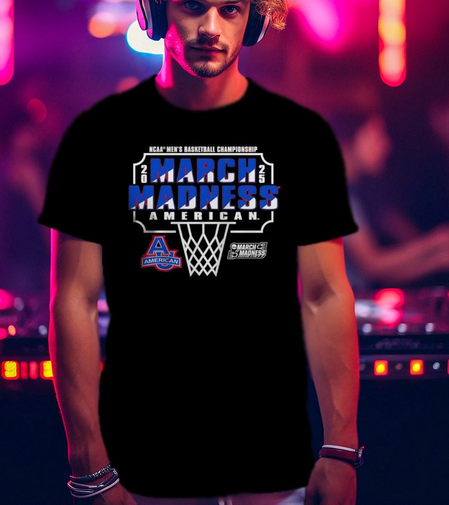 NCAA Men's Basketball Championship 2025 March Madness American University Bound T-Shirt