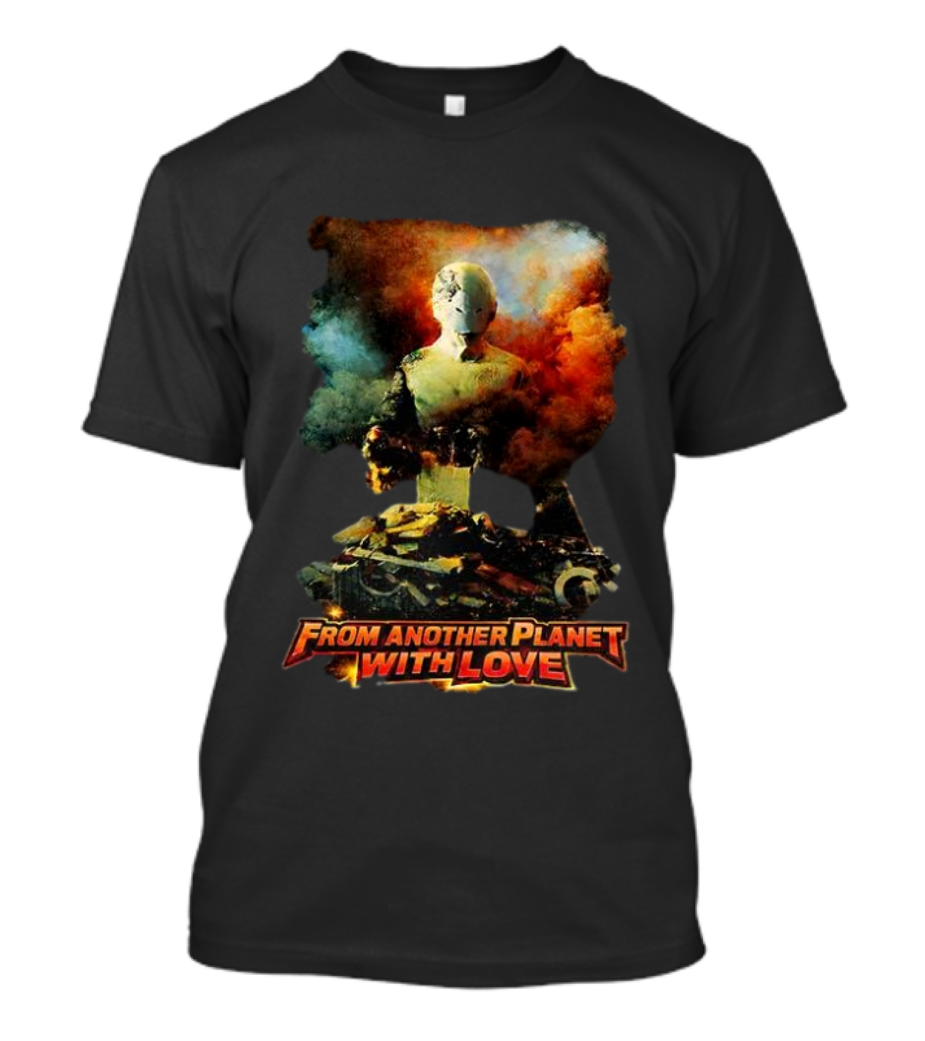 From Another Planet With Love Sci Fi Robot T-Shirt