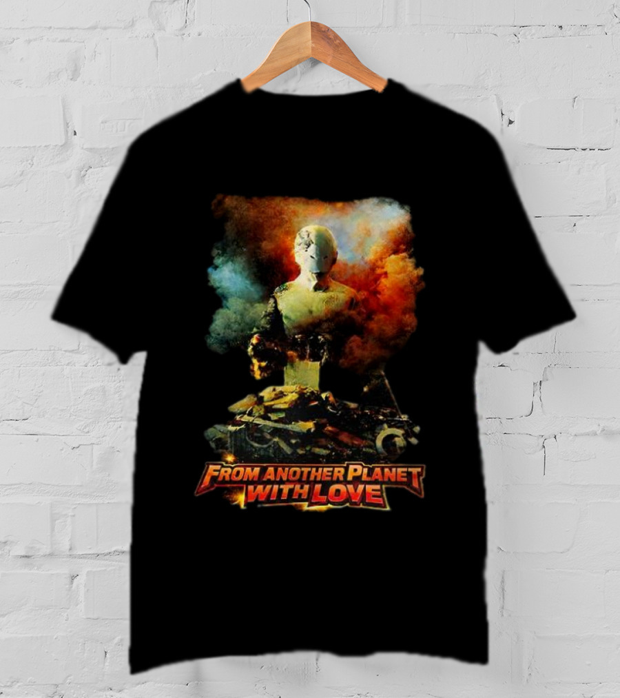 From Another Planet With Love Sci Fi Robot T-Shirt