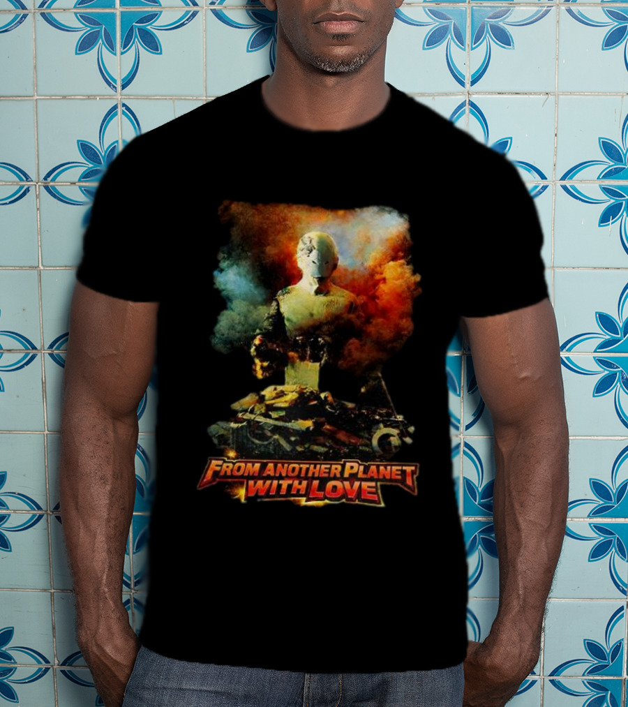 From Another Planet With Love Sci Fi Robot T-Shirt