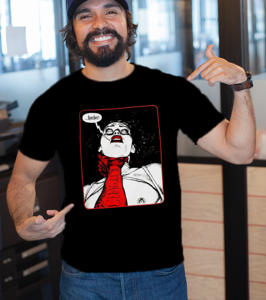 Punzadas De Fantasmas Mujer Con Corbata Rojo Cora 1999 Harder T-Shirt