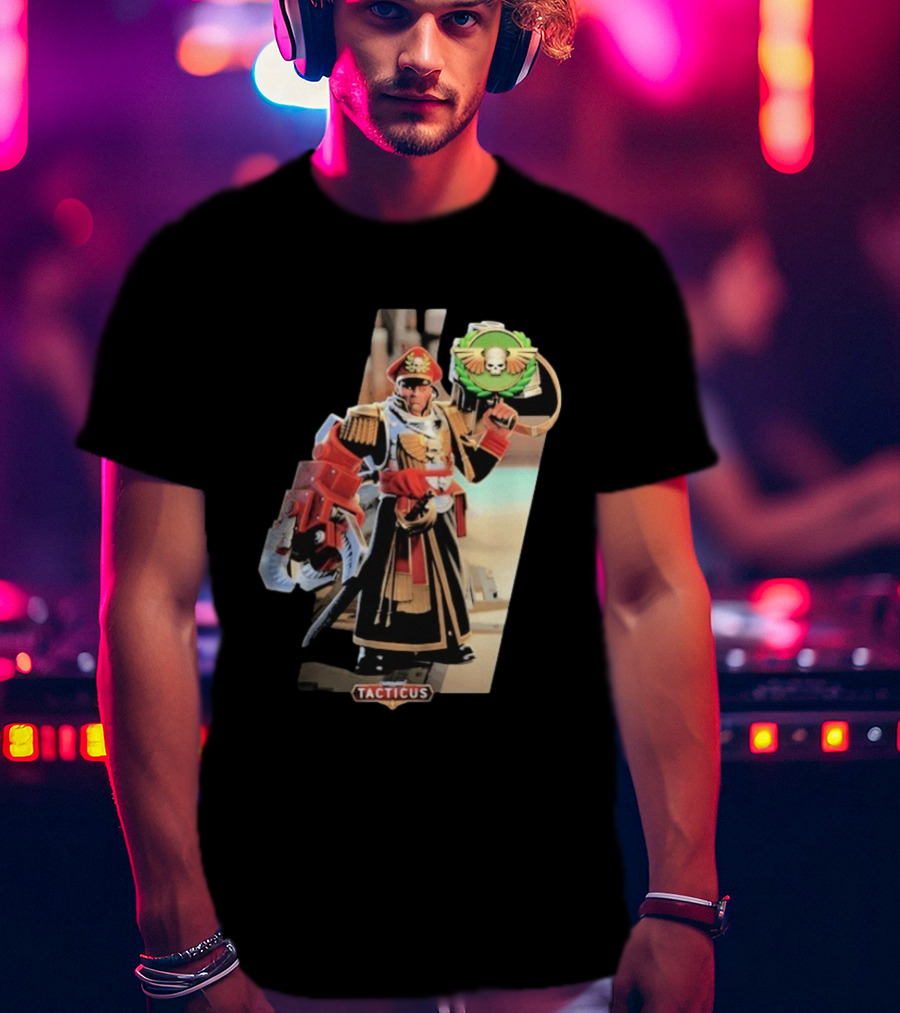 Warhammer 40 000 Tacticus Commissar Yarrick Iconic T-Shirt