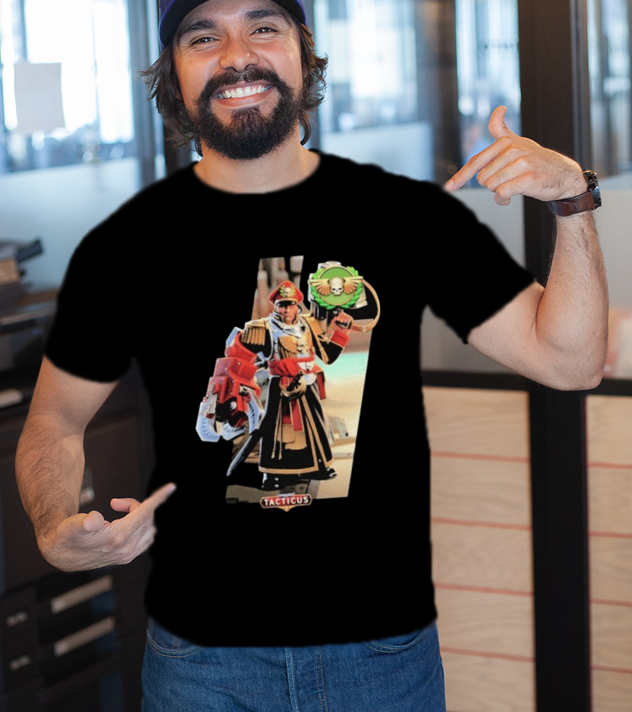 Warhammer 40 000 Tacticus Commissar Yarrick Iconic T-Shirt