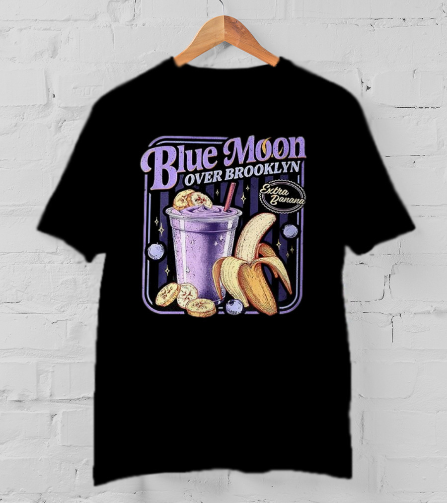 Scott And Kip Blue Moon Over Brooklyn Extra Banana Smoothie T-Shirt