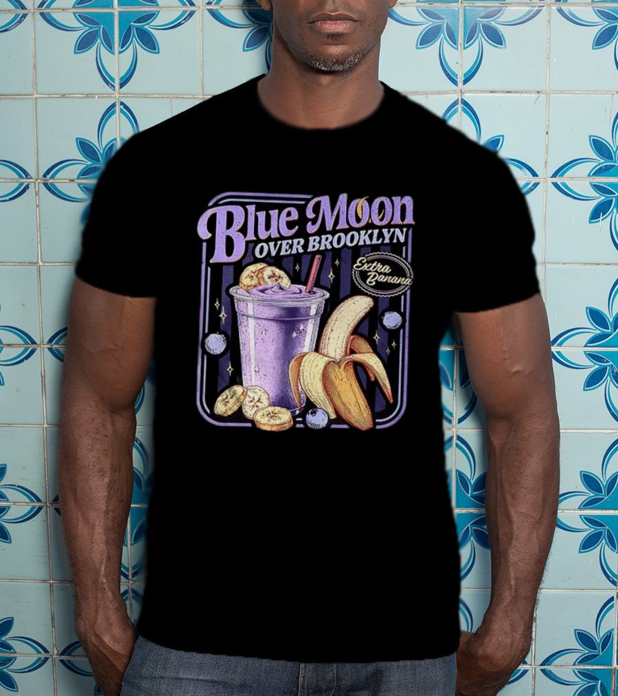 Scott And Kip Blue Moon Over Brooklyn Extra Banana Smoothie T-Shirt