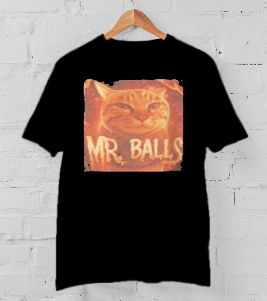 Mr Balls Cat T-Shirt