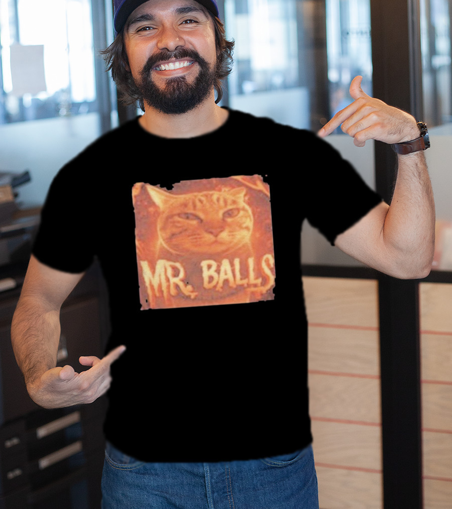 Mr Balls Cat T-Shirt