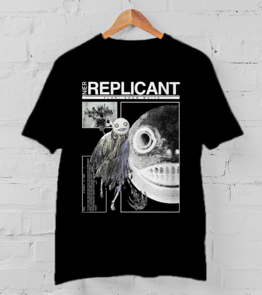 NieR Replicant Plant Snow White Character Illustration Iconic T-Shirt
