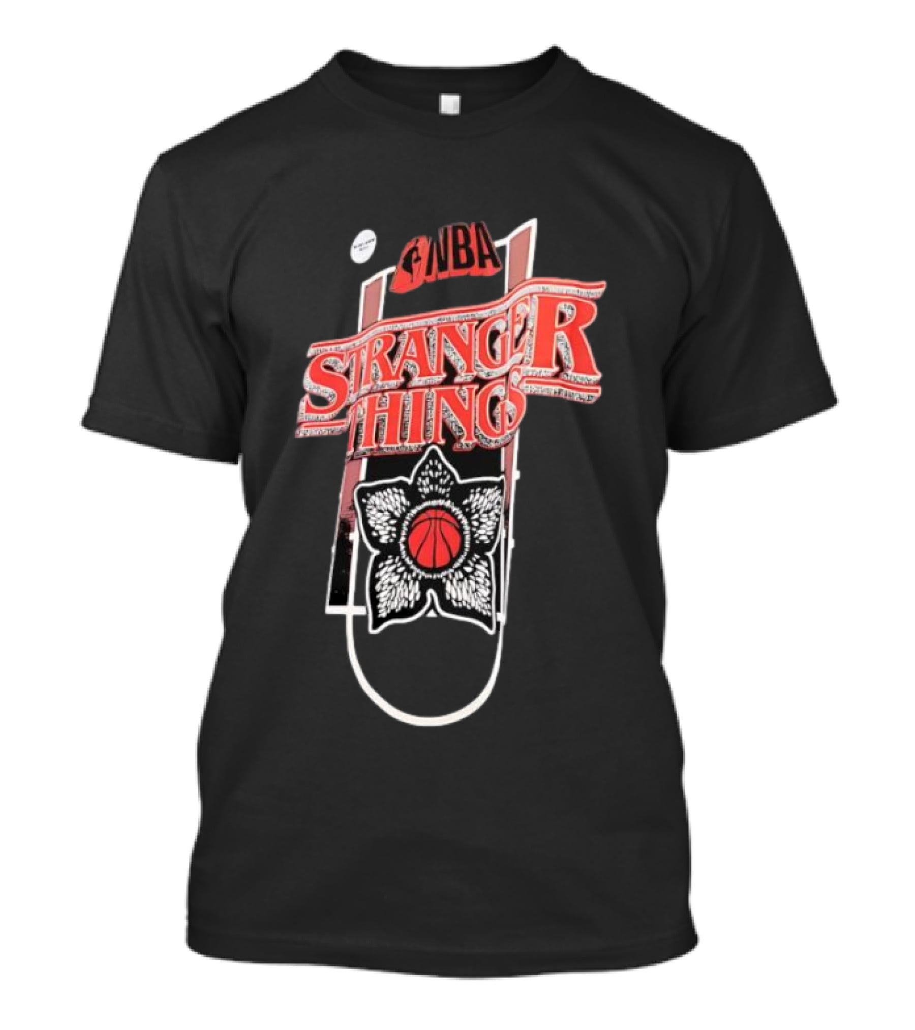 Stranger Things NBA Crossover Demogorgon Basketball T-Shirt
