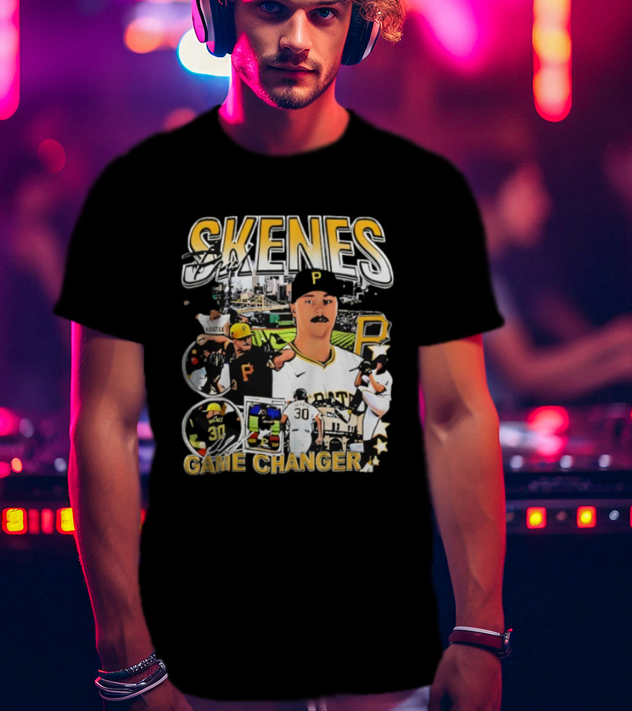 Skenes Pittsburgh Pirates Game Changer Vintage 30 T-Shirt