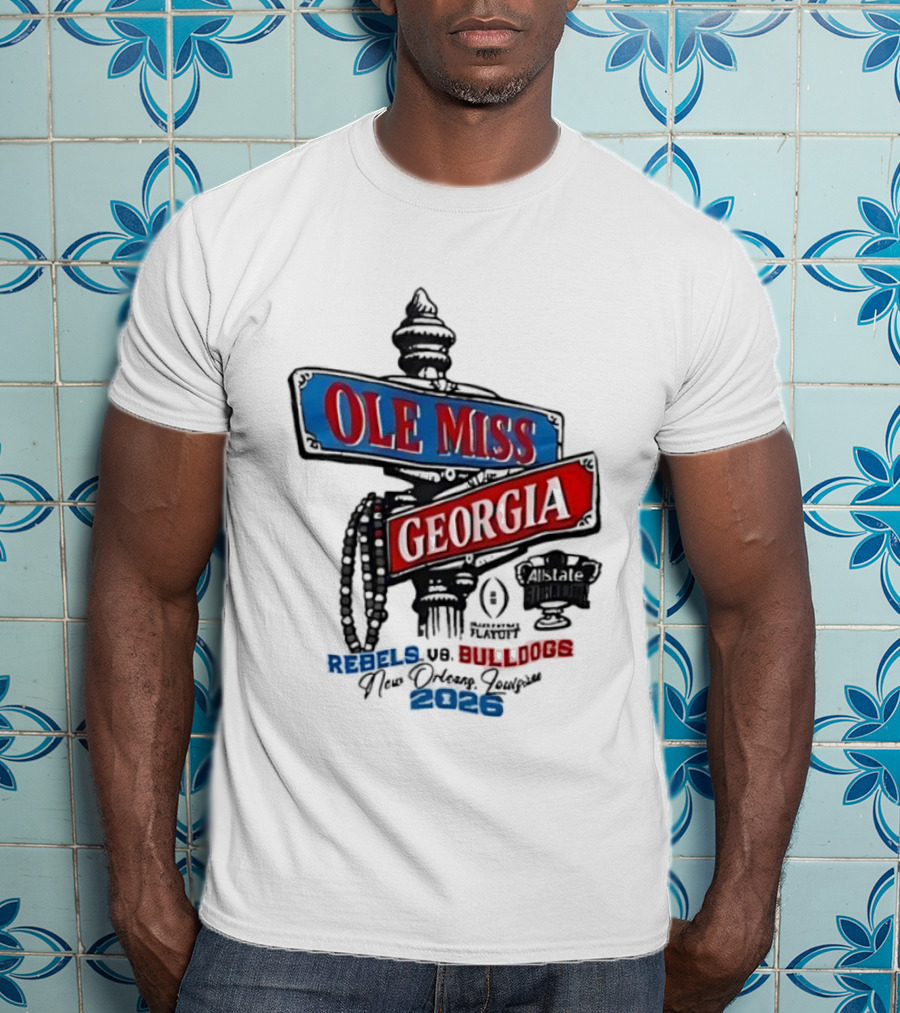 Ole Miss Georgia Rebels Vs Bulldogs Game Day 2023 T-Shirt