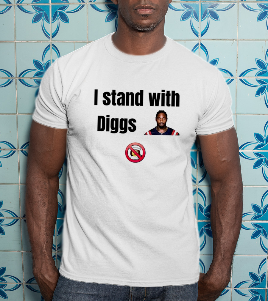 Stefon Diggs I Stand With Diggs 2023 Buffalo Football No Phones T-Shirt