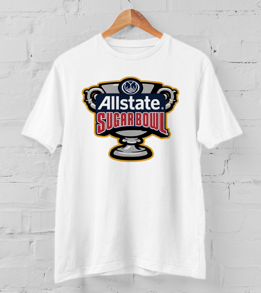 Allstate Sugar Bowl Trophy Iconic Championship Event T-Shirt