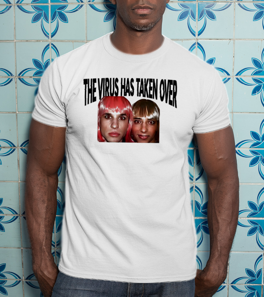 Martin And Hamzah Faces Virus Takeover T-Shirt