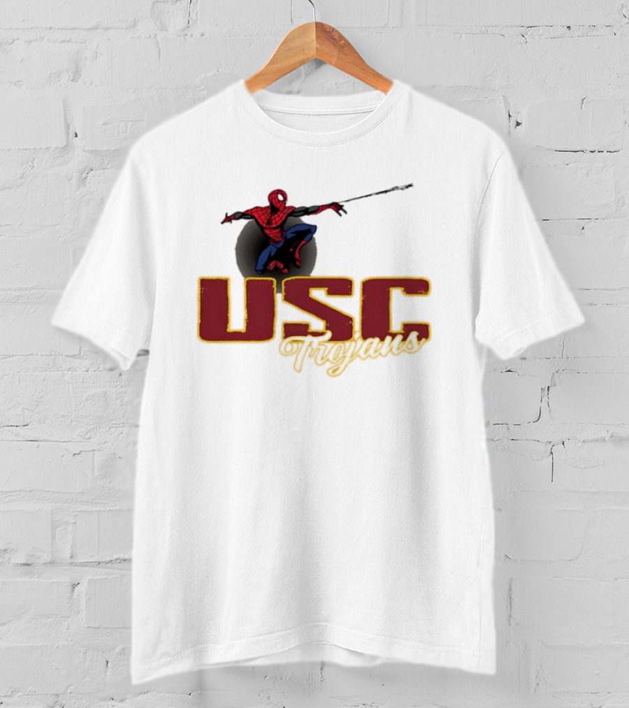 USC Trojans Marvel Spider Man Collaboration T-Shirt