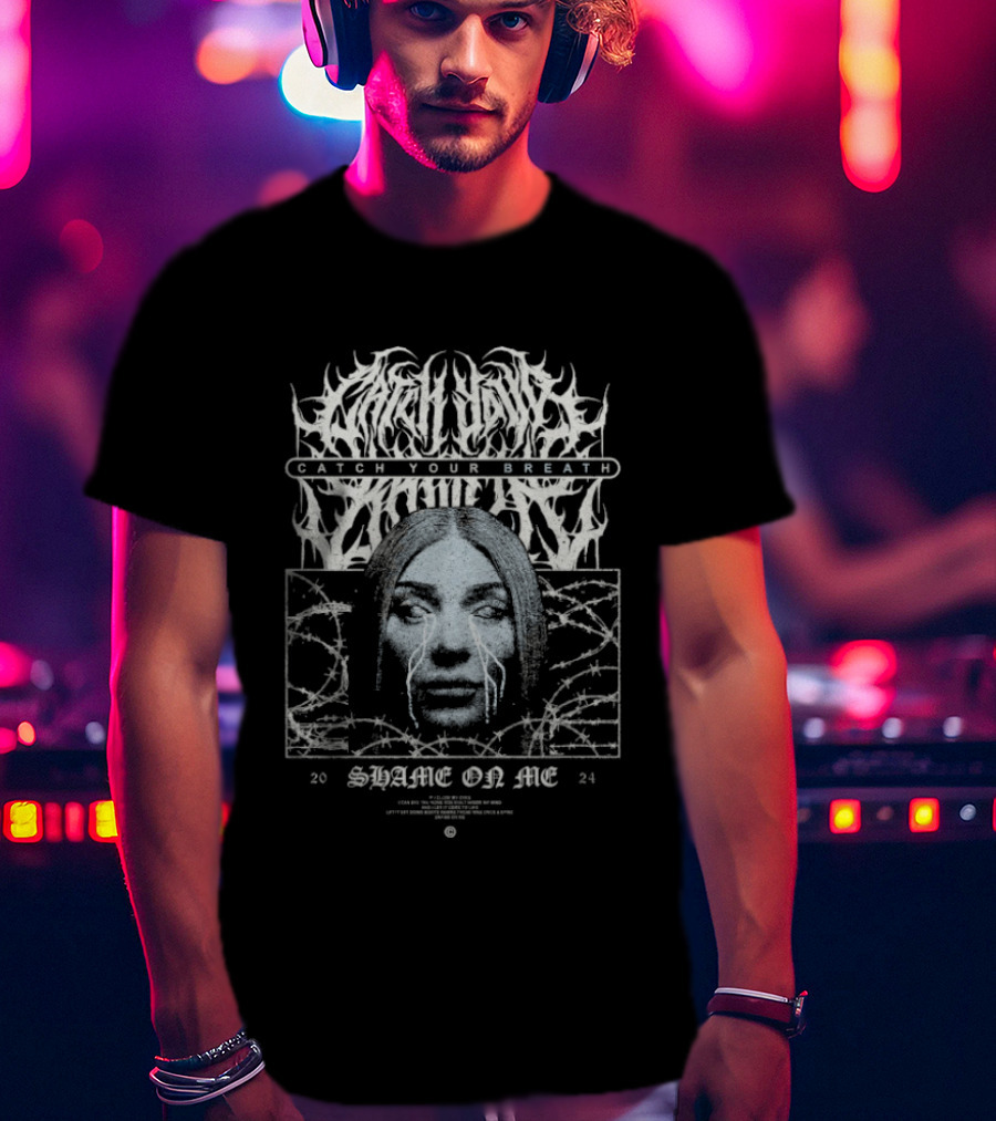 Catch Your Breath Shame On Me 2024 Album T-Shirt