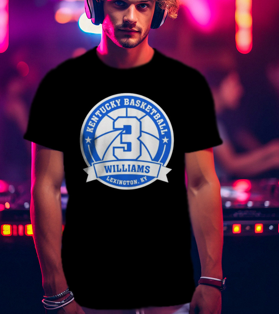 Kentucky Basketball 3 Williams Lexington KY T-Shirt